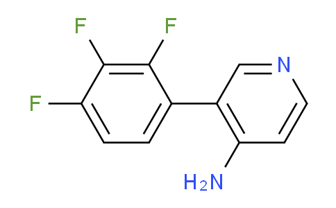 CAS No. 1258624-27-9, 3-(2,3,4-Trifluorophenyl)pyridin-4-amine