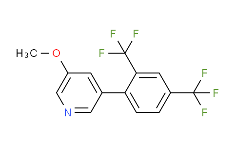 CAS No. 1333319-54-2, 3-(2,4-Bis(trifluoromethyl)phenyl)-5-methoxypyridine