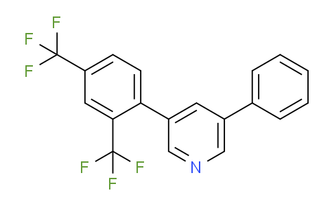 CAS No. 1333319-74-6, 3-(2,4-Bis(trifluoromethyl)phenyl)-5-phenylpyridine