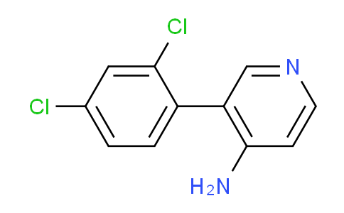 CAS No. 212139-04-3, 3-(2,4-Dichlorophenyl)pyridin-4-amine