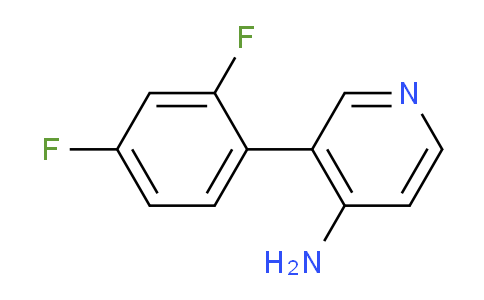 CAS No. 1258613-25-0, 3-(2,4-Difluorophenyl)pyridin-4-amine