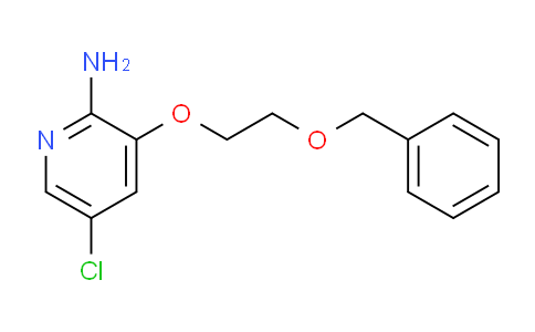 CAS No. 1820650-93-8, 3-(2-(Benzyloxy)ethoxy)-5-chloropyridin-2-amine