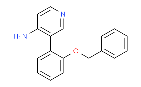 CAS No. 1258620-59-5, 3-(2-(Benzyloxy)phenyl)pyridin-4-amine