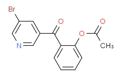 CAS No. 898766-26-2, 3-(2-Acetoxybenzoyl)-5-bromopyridine