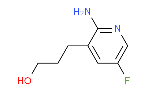 CAS No. 1228666-36-1, 3-(2-Amino-5-fluoropyridin-3-yl)propan-1-ol