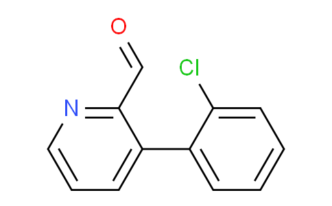 CAS No. 65219-35-4, 3-(2-Chlorophenyl)picolinaldehyde