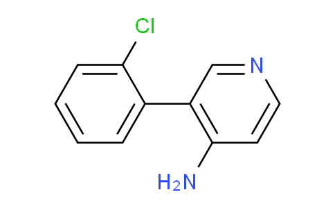 CAS No. 1258624-38-2, 3-(2-Chlorophenyl)pyridin-4-amine