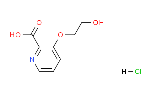CAS No. 1557740-43-8, 3-(2-Hydroxyethoxy)picolinic acid hydrochloride