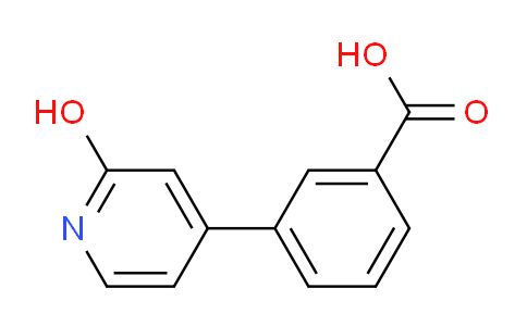 CAS No. 1261925-28-3, 3-(2-Hydroxypyridin-4-yl)benzoic acid