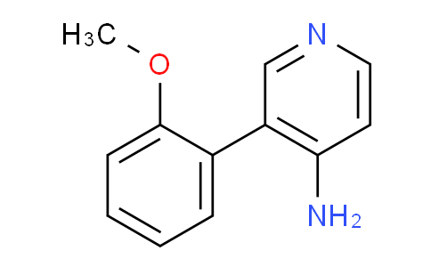 CAS No. 1343839-05-3, 3-(2-Methoxyphenyl)pyridin-4-amine