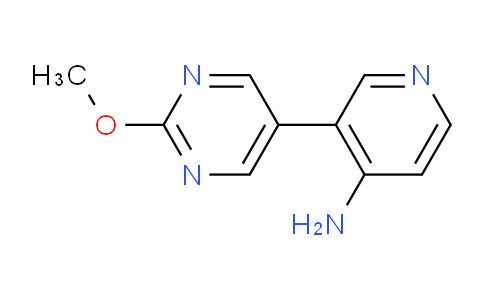 CAS No. 1258634-42-2, 3-(2-Methoxypyrimidin-5-yl)pyridin-4-amine