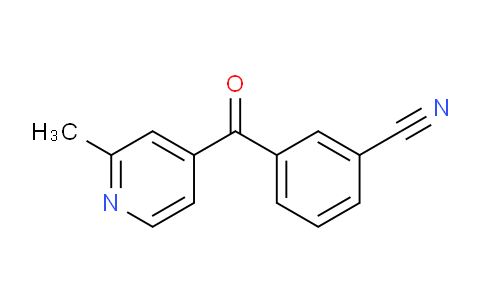CAS No. 1187164-67-5, 3-(2-Methylisonicotinoyl)benzonitrile