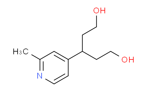 CAS No. 865076-08-0, 3-(2-Methylpyridin-4-yl)pentane-1,5-diol