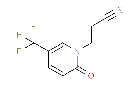 CAS No. 175277-71-1, 3-(2-Oxo-5-(trifluoromethyl)pyridin-1(2H)-yl)propanenitrile