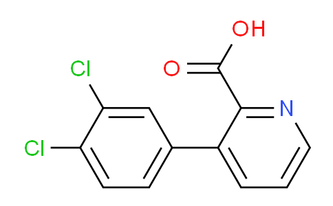 CAS No. 1262001-48-8, 3-(3,4-Dichlorophenyl)picolinic acid