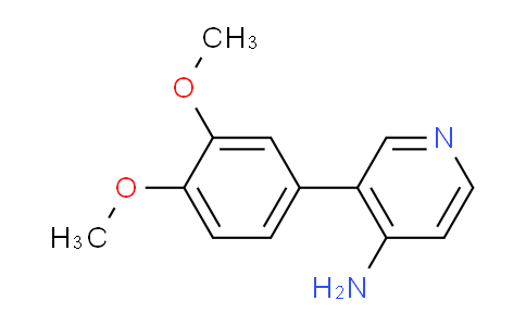 CAS No. 663918-36-3, 3-(3,4-Dimethoxyphenyl)pyridin-4-amine