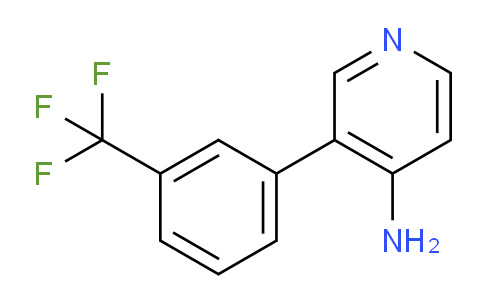 CAS No. 1261591-62-1, 3-(3-(Trifluoromethyl)phenyl)pyridin-4-amine