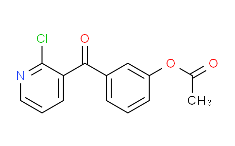 CAS No. 898786-38-4, 3-(3-Acetoxybenzoyl)-2-chloropyridine