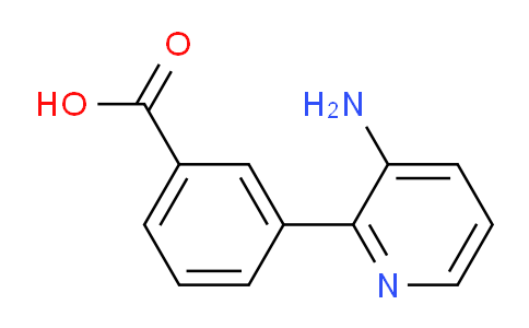 CAS No. 886505-71-1, 3-(3-Aminopyridin-2-yl)benzoic acid