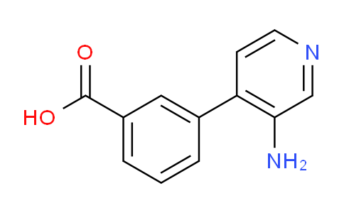 CAS No. 1822851-49-9, 3-(3-Aminopyridin-4-yl)benzoic acid
