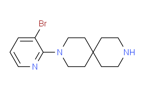 CAS No. 1026036-57-6, 3-(3-Bromopyridin-2-yl)-3,9-diazaspiro[5.5]undecane