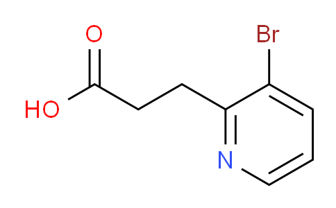 CAS No. 1514782-62-7, 3-(3-Bromopyridin-2-yl)propanoic acid