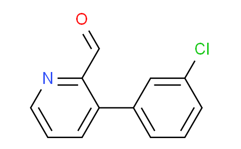 CAS No. 61704-35-6, 3-(3-Chlorophenyl)picolinaldehyde