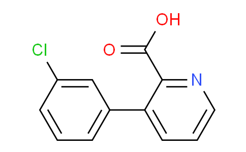 CAS No. 1225514-91-9, 3-(3-Chlorophenyl)picolinic acid