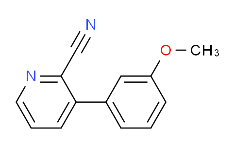 CAS No. 1303516-89-3, 3-(3-Methoxyphenyl)picolinonitrile