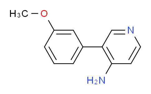 CAS No. 1344105-33-4, 3-(3-Methoxyphenyl)pyridin-4-amine