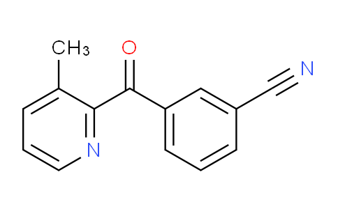 CAS No. 1187165-51-0, 3-(3-Methylpicolinoyl)benzonitrile