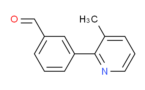 CAS No. 362052-27-5, 3-(3-Methylpyridin-2-yl)benzaldehyde