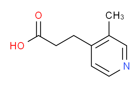 CAS No. 1083245-64-0, 3-(3-Methylpyridin-4-yl)propanoic acid