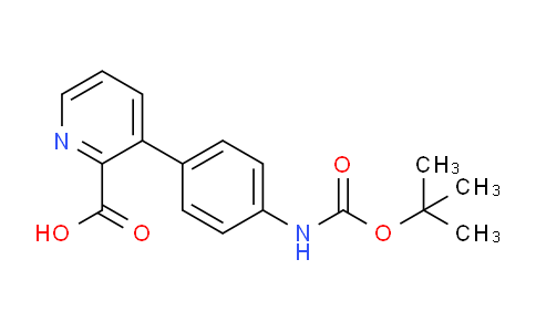 CAS No. 1261937-41-0, 3-(4-((tert-Butoxycarbonyl)amino)phenyl)picolinic acid