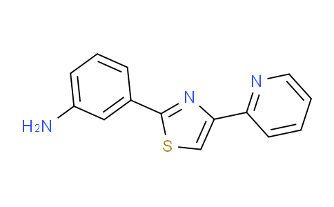 CAS No. 886507-85-3, 3-(4-(Pyridin-2-yl)thiazol-2-yl)aniline