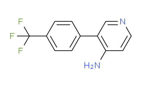 CAS No. 1261494-14-7, 3-(4-(Trifluoromethyl)phenyl)pyridin-4-amine