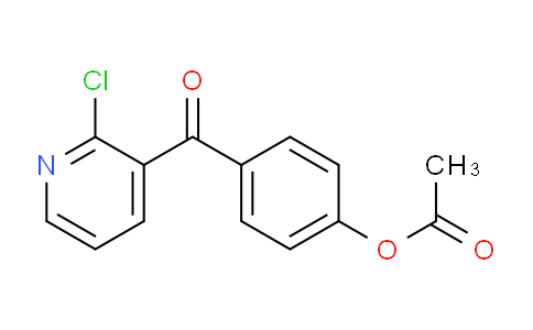 CAS No. 898786-41-9, 3-(4-Acetoxybenzoyl)-2-chloropyridine