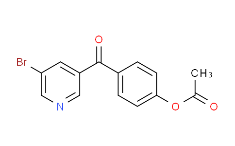 CAS No. 898766-32-0, 3-(4-Acetoxybenzoyl)-5-bromopyridine