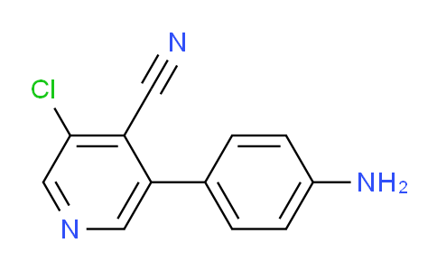 CAS No. 886457-32-5, 3-(4-Aminophenyl)-5-chloroisonicotinonitrile