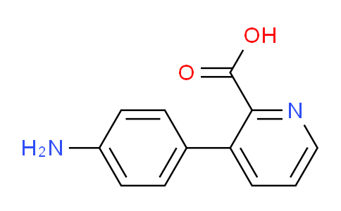 CAS No. 1258609-39-0, 3-(4-Aminophenyl)pyridine-2-carboxylic acid