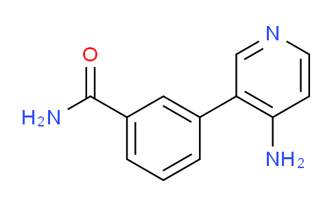 CAS No. 1258626-62-8, 3-(4-Aminopyridin-3-yl)benzamide