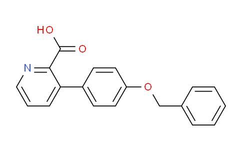 CAS No. 1261892-48-1, 3-(4-Benzyloxyphenyl)picolinic acid