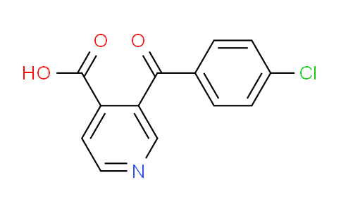CAS No. 74975-29-4, 3-(4-Chlorobenzoyl)isonicotinic acid