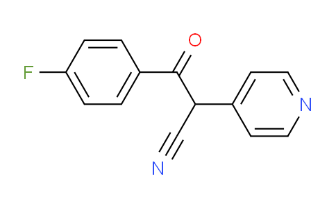 CAS No. 148671-42-5, 3-(4-Fluorophenyl)-3-oxo-2-(pyridin-4-yl)propanenitrile