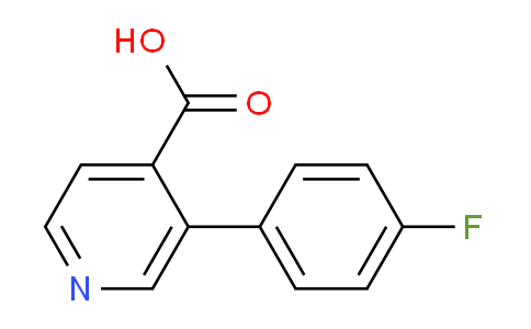 CAS No. 1214348-98-7, 3-(4-Fluorophenyl)isonicotinic acid