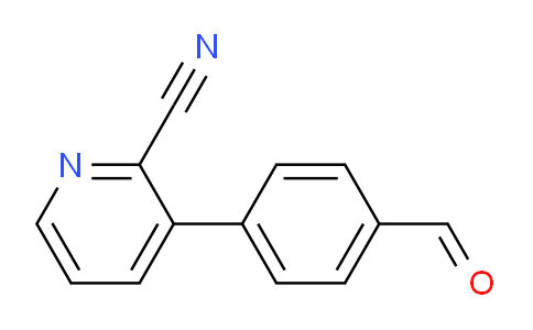 CAS No. 1334500-10-5, 3-(4-Formylphenyl)picolinonitrile