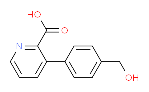 CAS No. 1261896-71-2, 3-(4-Hydroxymethylphenyl)picolinic acid