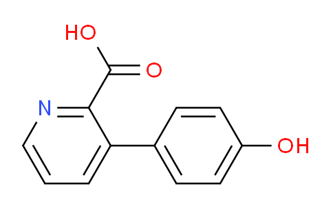CAS No. 1258622-77-3, 3-(4-Hydroxyphenyl)picolinic acid
