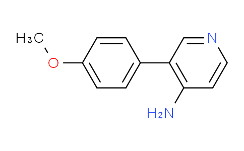 CAS No. 1258632-56-2, 3-(4-Methoxyphenyl)pyridin-4-amine