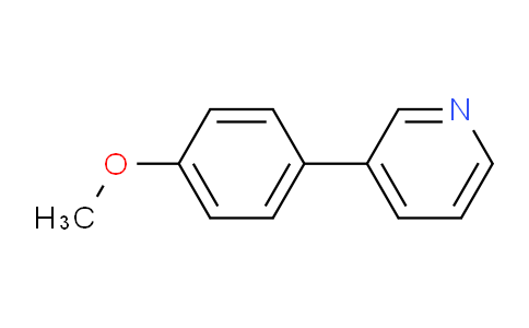 CAS No. 5958-02-1, 3-(4-Methoxyphenyl)pyridine